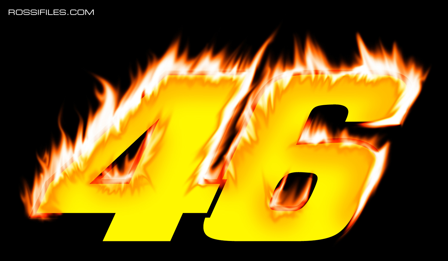 46 Fire Black | Racing Wallpapers